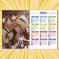 Плакат-календар Attack on Titan 017