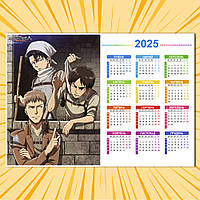 Плакат-календар Attack on Titan 019