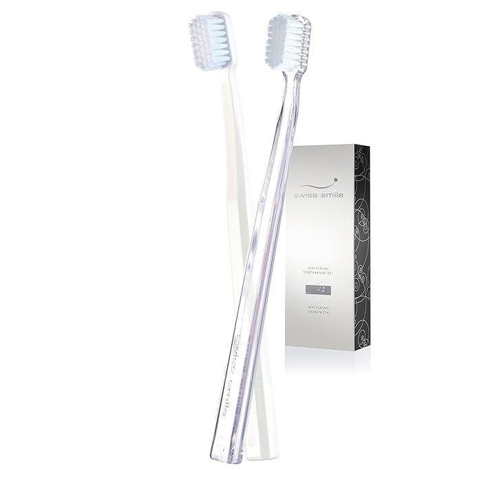 Набір вибілювальних зубних щіток 2 шт Swiss Smile St Moritz, фото 1