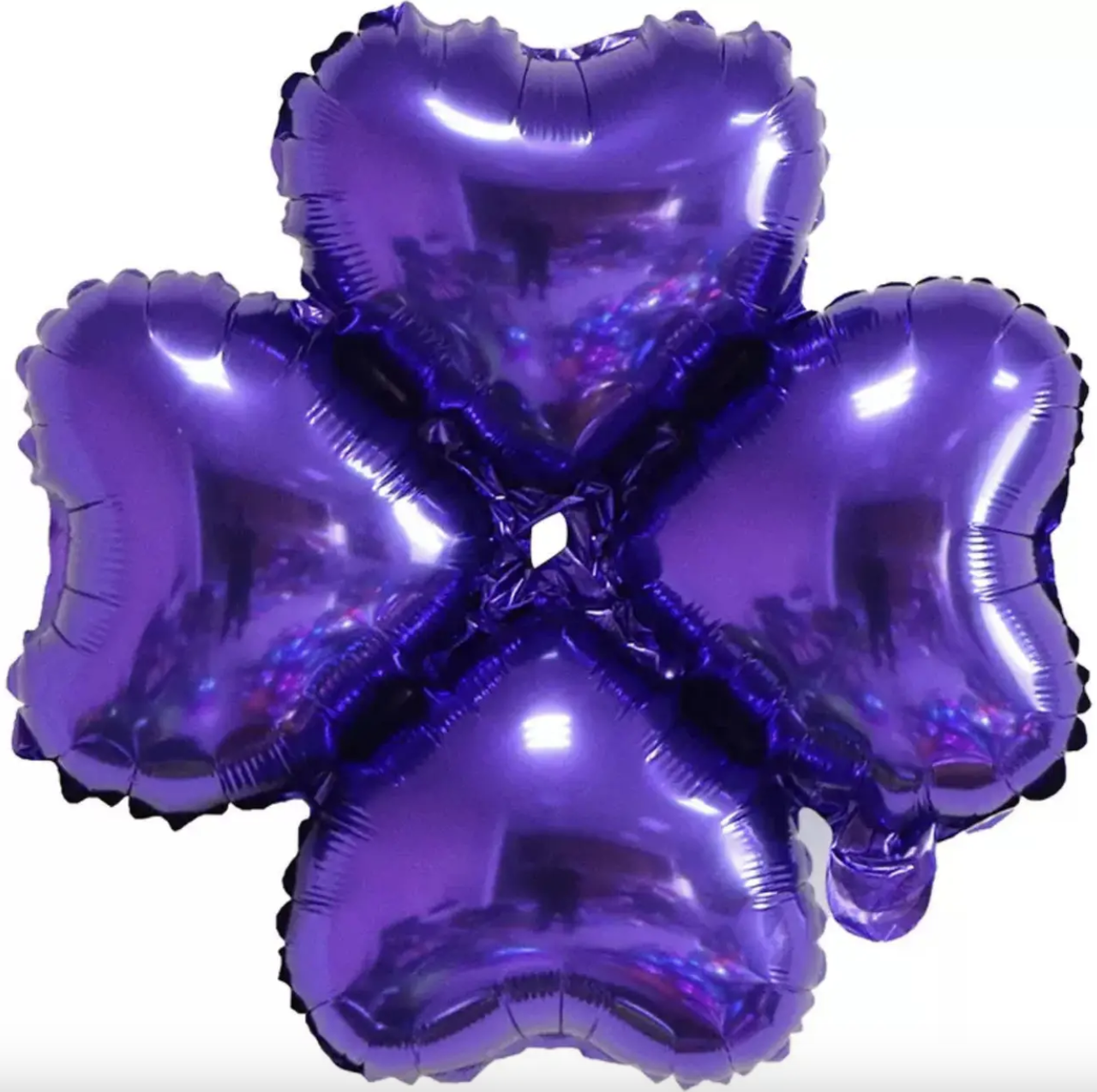 Р076 Фольгована підставка 18" Китай-КТ Фіолетова (СЕРЦЕ)