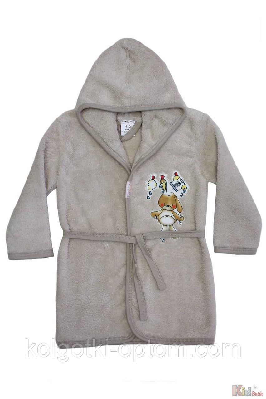 ОПТОМ Халат махровий "Зайка" для хлопчика (80 см.)  Ramel Kids 2125000800462