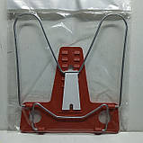 Підстава для книг та підручників металева з пластиковою основою / "Irbis" №1 / Бордова, фото 2