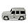 Валіза на колесах машинка Mercedes G-class сіра, «Ridaz» (91009w-Grey), фото 5