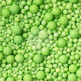 Рис повітряний у глазурі — "Блакитний", мікс Ø 3,4,5,7,10 мм - 1 кг, фото 3