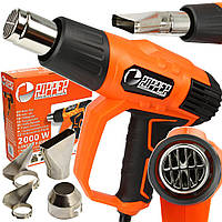Фен будівельний Mar-Pol RIPPER M04050 2000 Вт електричний + насадки R_2480