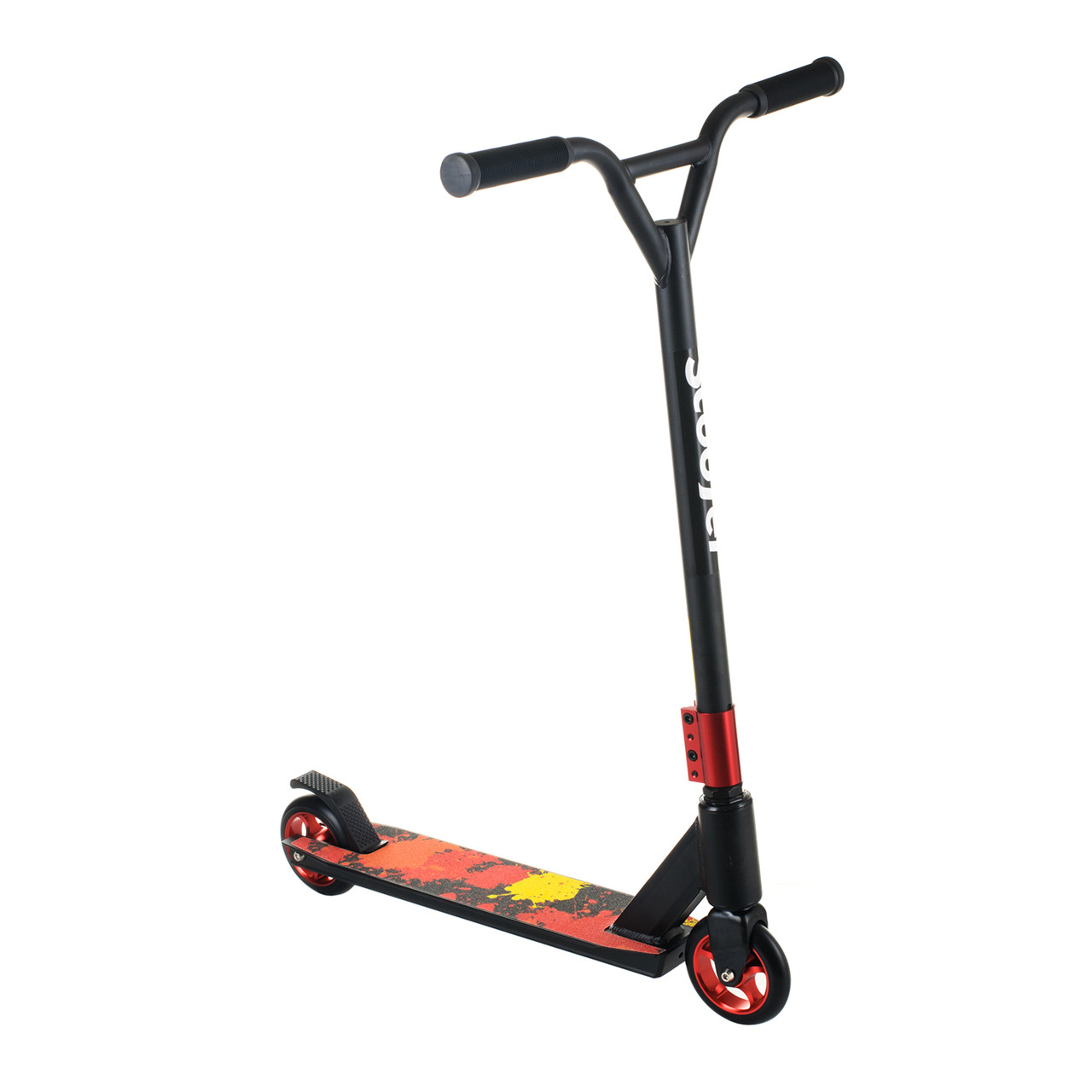 Труковий самокат Scooter 110 мм PU алюміній червоний 6+