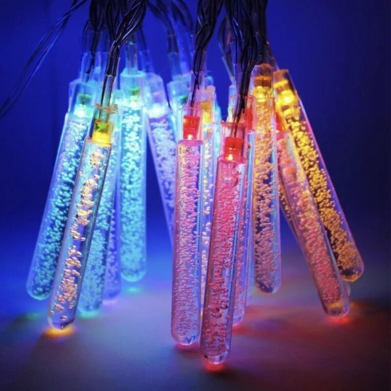 Гірлянда Бурульки 5 м, 20 LED RGB Мульти (Різнобарвний), фото 1