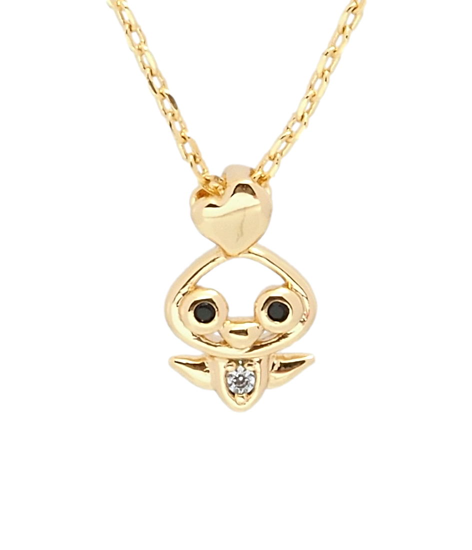 Підвіска на ланцюжку Xuping Позолота 18K "Курча" довжина 46-49см х 1мм
