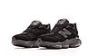 Чоловічі кросівки New Balance 9060 Black Чорні Взуття Нью Беланс 9060 замша текстиль повсякденні демісезон, фото 4