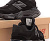 Чоловічі кросівки New Balance 9060 Black Чорні Взуття Нью Беланс 9060 замша текстиль повсякденні демісезон, фото 7