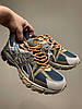 Термо кросівки Asics Gel Kahana 8 Gore tex Beige Orange Blue Асікс Кахана 8 горетекс шкіряні чоловічі, фото 10