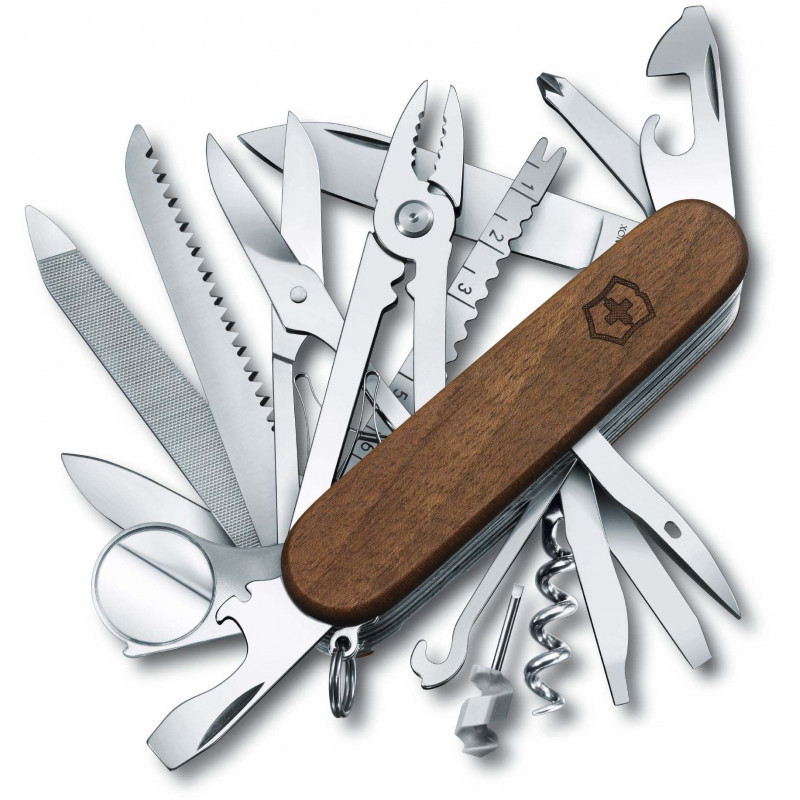 Швейцарський складаний ніж Victorinox SWISSCHAMP WOOD 1.6791.63, фото 1