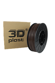 Нитка ABS (АБС) пластик для 3D принтера, 1.75 мм, коричневий