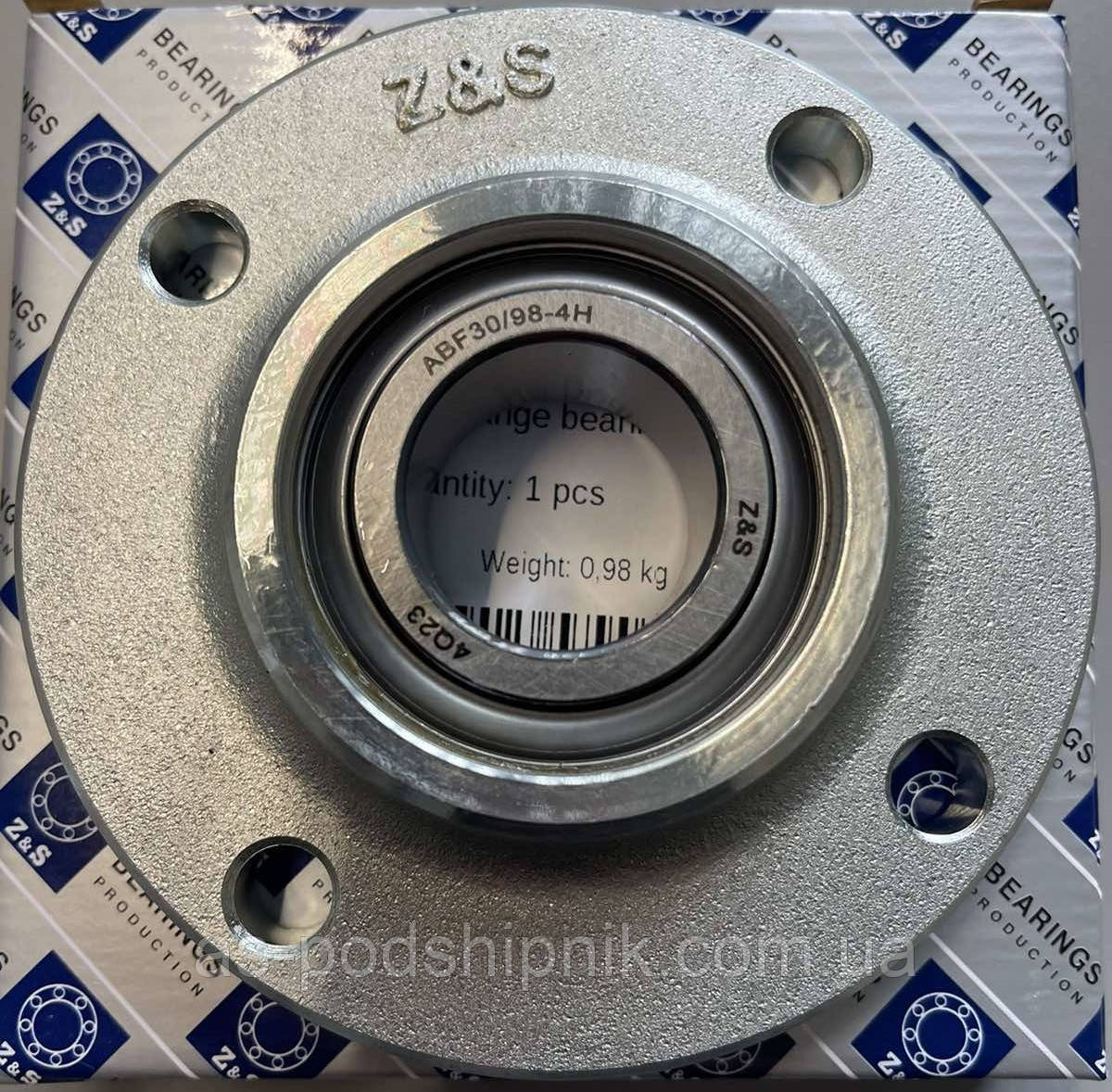 Підшипниковий вузол ABF30/98-4H Z&S Сербія