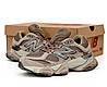 Жіночі та чоловічі кросівки New Balance 9060 Light Brown Коричневі Взуття Нью Баланс 9060 замша текстиль повсякденні демісезон, фото 7