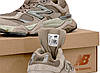 Жіночі та чоловічі кросівки New Balance 9060 Light Brown Коричневі Взуття Нью Баланс 9060 замша текстиль повсякденні демісезон, фото 6