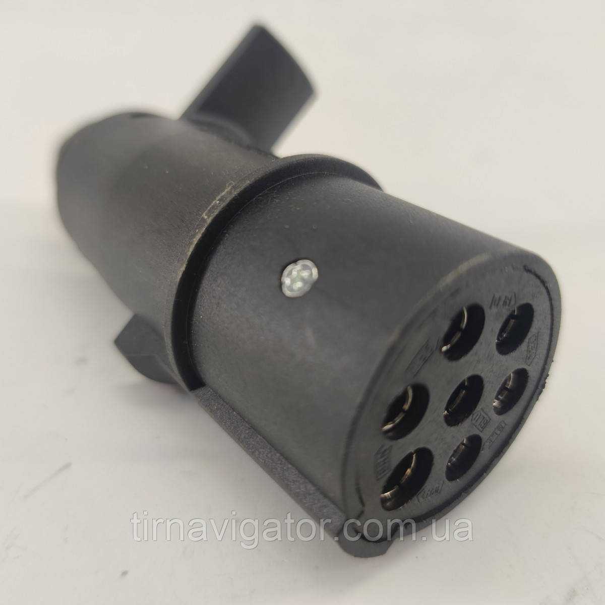 Вилка 24V7 без штиря пластик, фото 1