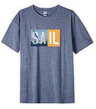 Чоловіча літня стильна принтована футболка з написом SAIL у різних кольорах, фото 3