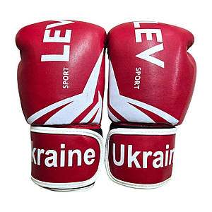 Боксерські рукавички LEV SPORT ТОП 6 oz стрейч червоні