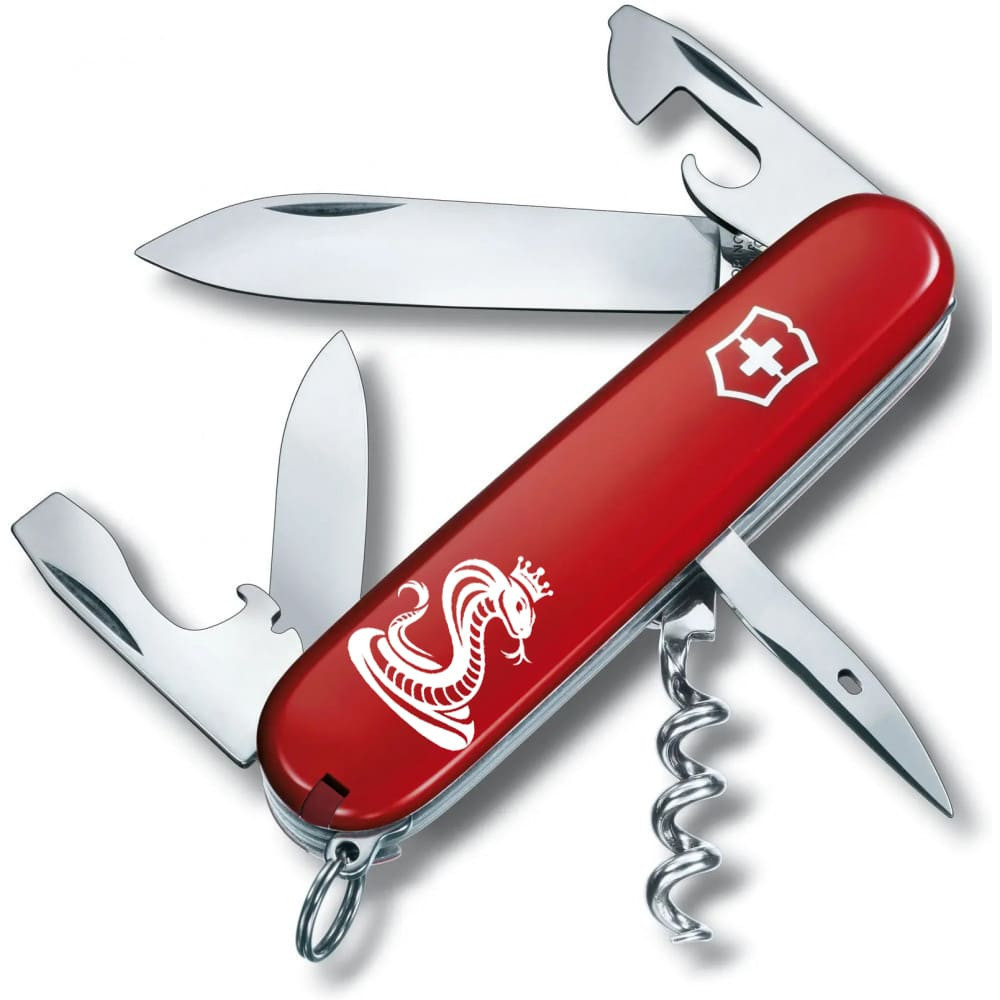 Швейцарський складаний ніж Victorinox SPARTAN ZODIAC Кобра з короною 1.3603.Z4330u