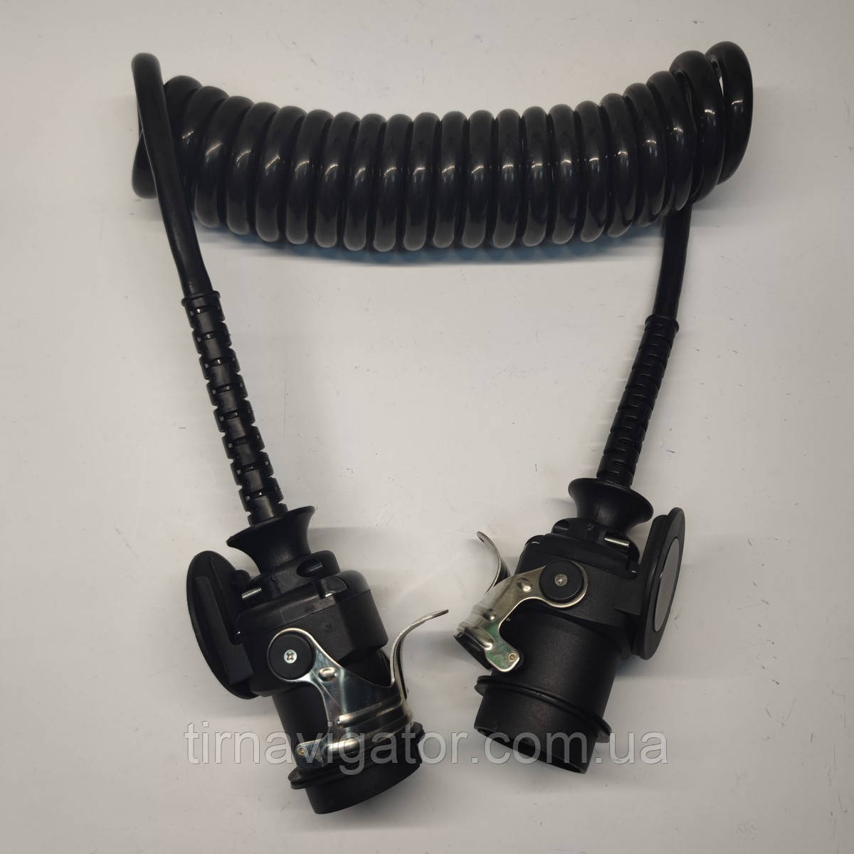 Кабель EBS 7-контактів KAMAR E1273 спіральний 3.8м, фото 1