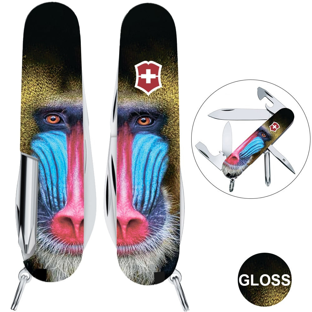 Швейцарський складаний ніж Victorinox TINKER ANIMAL Мавпа Мандрил 1.4603.3.F1070pw