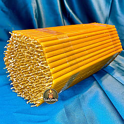 Набір середніх стандартних воскових свічок (200 шт. в уп.) для дому та молитви з медовим ароматом