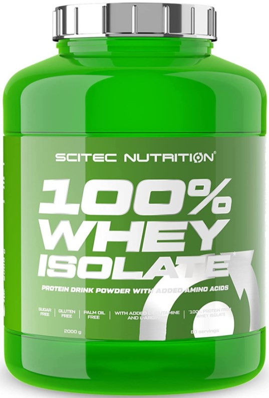 Сироватковий протеїн (ізолят) Scitec Nutrition 100% Whey Isolate 2 кг Банан