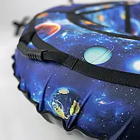 Тюбінг Планети 120 см Надувний тюбінг для діток Дитячі надувні санки Тюбінг для катання Зимові надувні сани