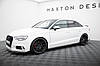 Пороги Audi A3 8V рестайл (16-20) тюнінг обвіс леза спідниця елерон, фото 3