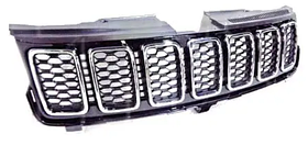 Решітка радіатора Jeep Grand Cherokee 16-21 комплект Fps хром.