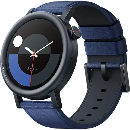 Smart Watch CMF by Nothing Watch Pro 2 (D398) Blue Metal body+ Leather strap, фото 1