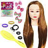 Манекен для зачісок із набором для плетіння, фото 2