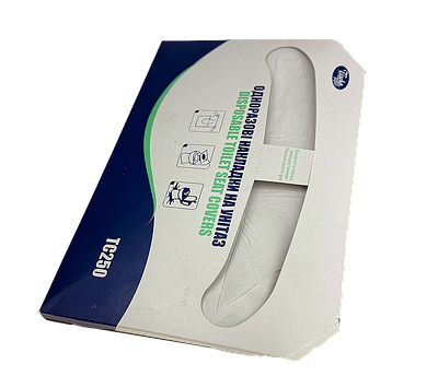 Накладки на сидіння унітазу 1/2 складання, 250 шт