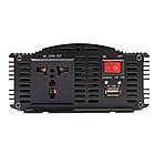 Інвертор 12V-220V, 1300W, UPS-1300А / Інвертор постійного струму / Автомобільний перетворювач напруги, фото 3