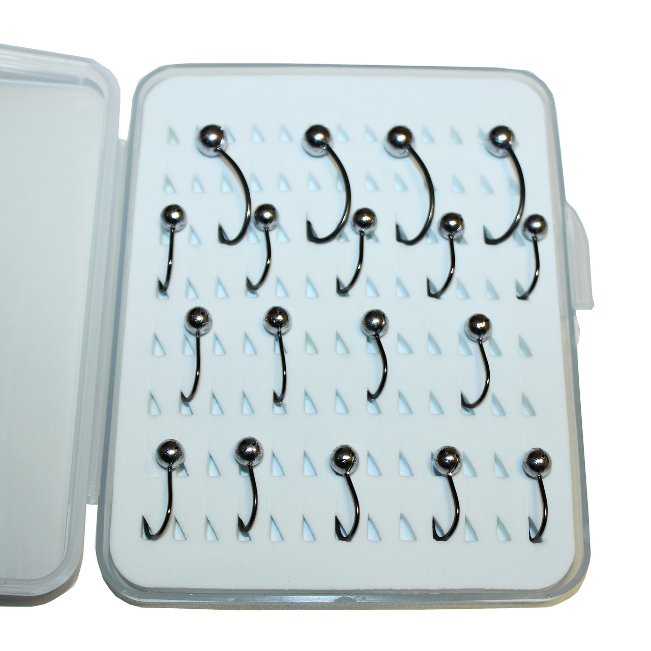 Мормишки літні на Карася і Карпа 18шт.+ коробка з м'яким вкладишем, фото 1