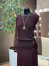 Елегантна жіноча сукня, тканина "Креп-Дайвінг" 54, 56, 58, 60, 64 розмір 54, фото 4