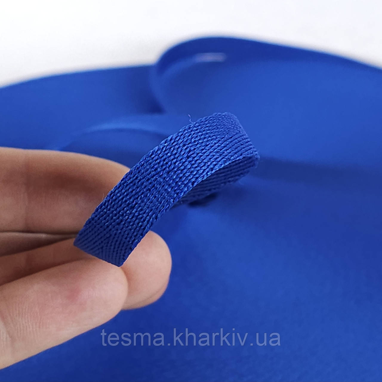 Стрічка киперна, тасьма киперна 10 мм 50 м волошка