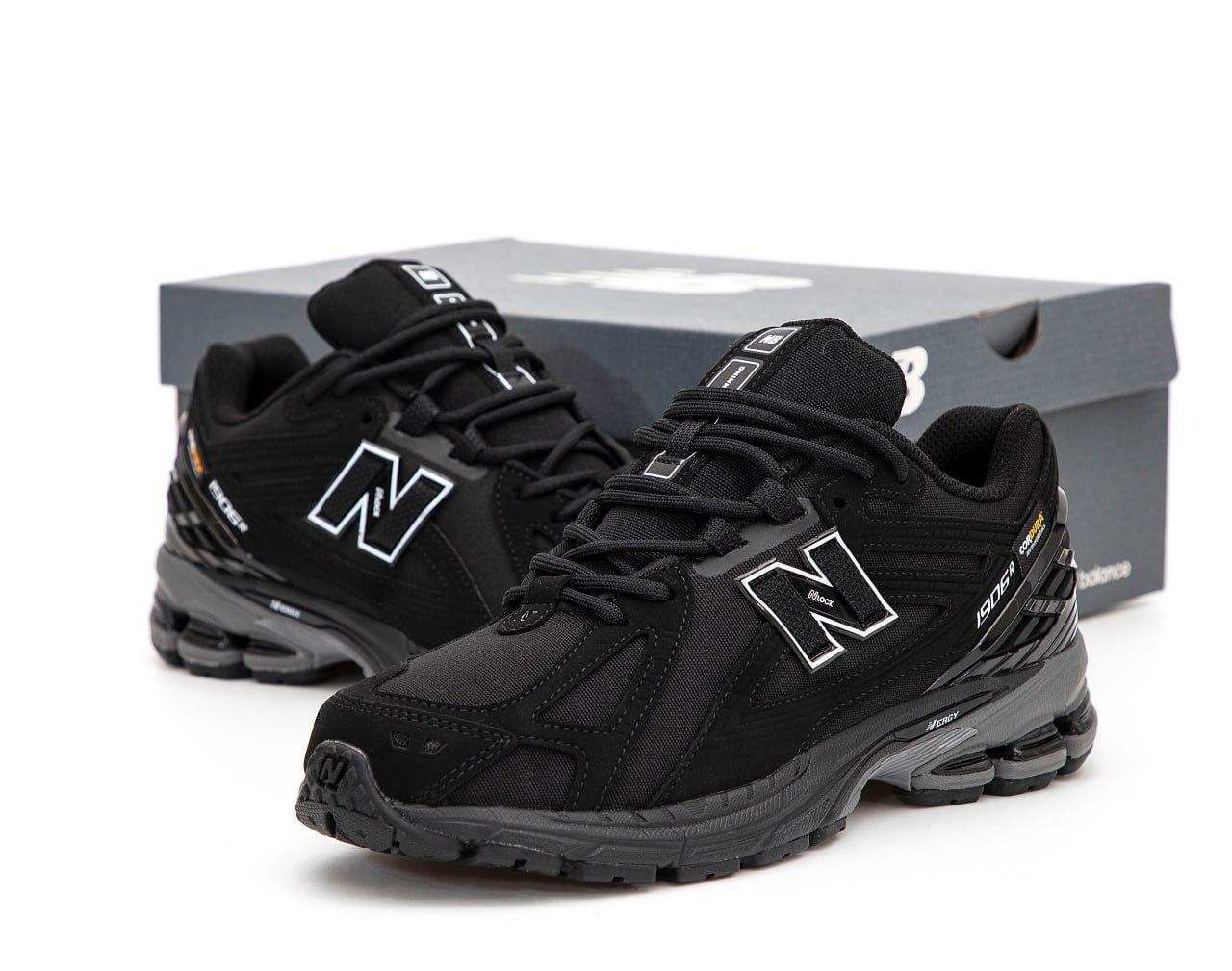 Чоловічі кросівки New Balance 1906R Black Чорні Взуття Нью Беланс 1906Р текстиль повсякденні демісезон