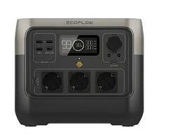 Зарядна станція EcoFlow River 2 Pro (RIVER2PRO-EU_) 768 Wh Black/Silver 5-20 В/13.6 В/240 В (LiFePO4, Input: мережа/прикурювач, Ou