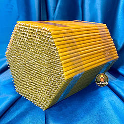 Набір маленьких тонких воскових свічок (600 шт. в уп.) для дому та молитви з медовим ароматом