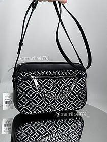 Сумка michael kors Jet Set Large Metallic Logo Jacquard Crossbody Bag