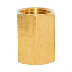 Муфта з'єднувальна Дніпро 1/4 дюйма внутрішнє різьблення латунне