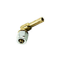 Перехідник трубки пвх d 6/d8мм кут 90 faro