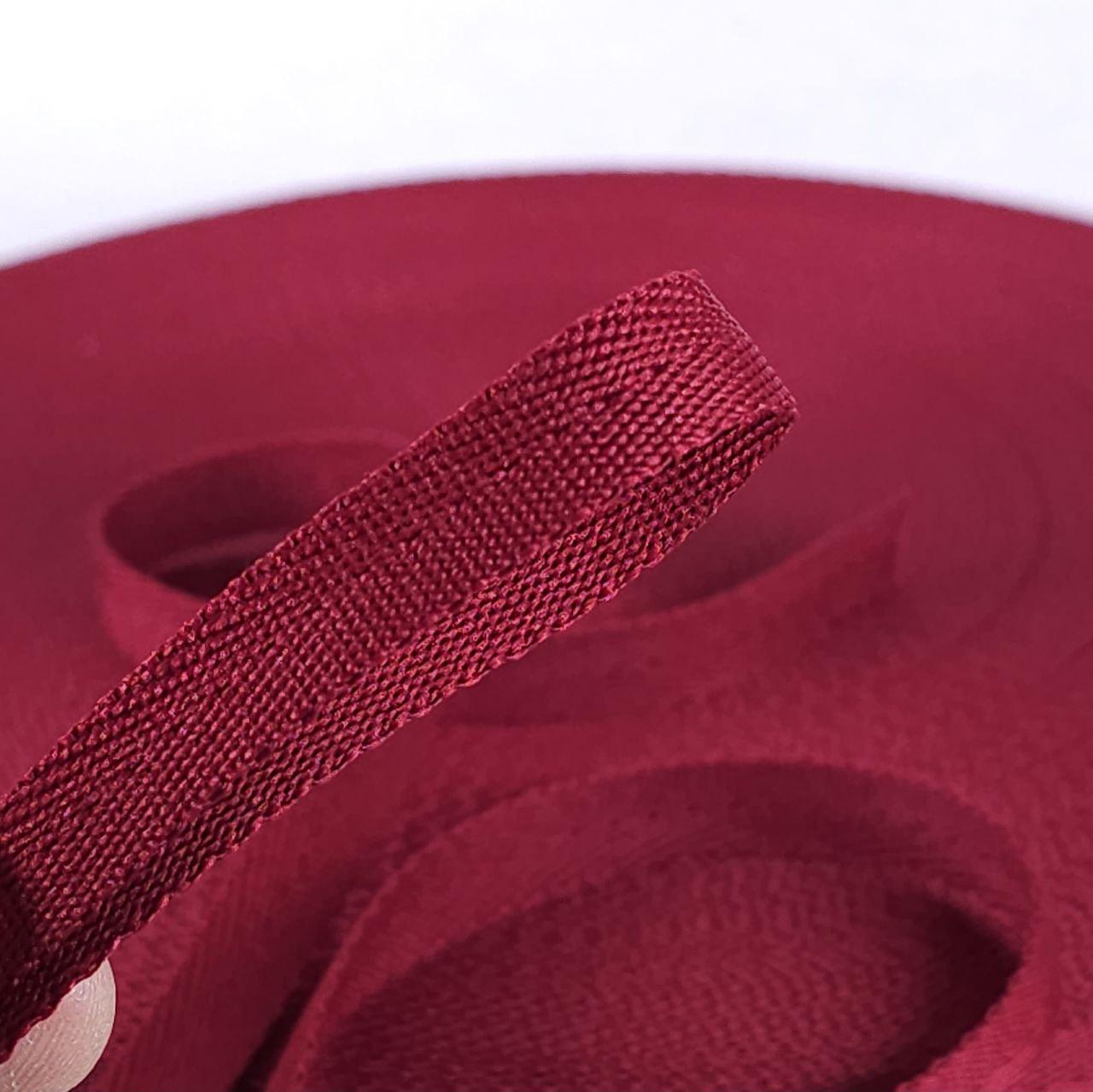 Стрічка киперна, тасьма киперна 10 мм 50 м бардо