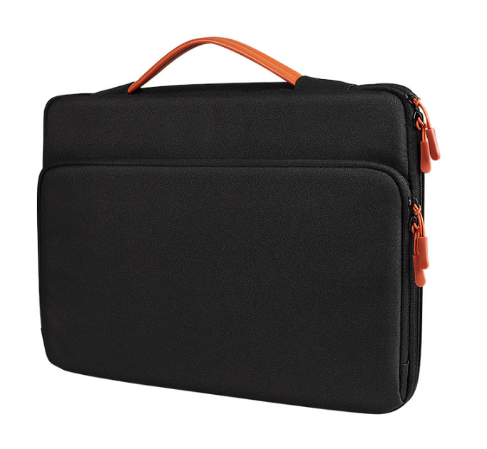 Сумка для ноутбука чорна 15,6" Sweetone з посиленим захистомь та відділенням для аксесуарів чорний, фото 1