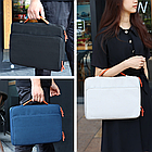 Сумка для ноутбука чорна 15,6" Sweetone з посиленим захистомь та відділенням для аксесуарів чорний, фото 9