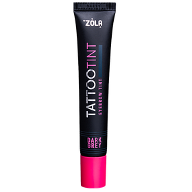 Фарба для брів та вій Zola Tattoo Tint Dark Grey, 15 мл