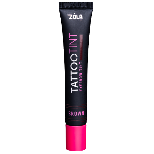 Фарба для брів та вій Zola Tattoo Tint Brown, 15 мл, фото 1