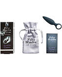 Анальна пробка Fifty Shades Of Grey силіконова, чорна, 10.8 х 2.5 см, фото 4